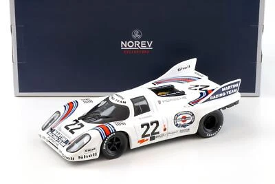 1:18 NOREV Porsche 917K Vincitore 24h Francia 1971 Marko Van Lennep #22 Martini - Immagine 1 di 4