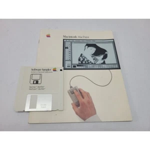 Vintage Genuine Apple MacPaint Manual 030-0848-D - Untested - Picture 1 of 2