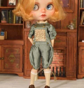 Traje Blythe/Camisa Blythe/Pantalones Pullips Azone/Licca OB24 BJD MJA120-Azul - Imagen 1 de 6