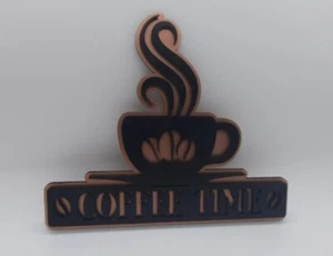 2-layer Coffee time sign - Picture 1 of 1