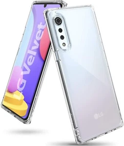 COVER TRASPARENTE PER LG VELVET CUSTODIA MORBIDA SILICONE TPU ULTRA SLIM - Zdjęcie 1 z 9