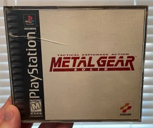 PS1 Metal Gear Solid CIB Getestet Selten Konami Black Label - Bild 1 von 9