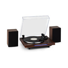 Купить Schallplattenspieler mit Boxen 33/45/78 Vinyl Plattenspieler Bluetooth Holz