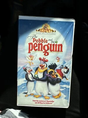 The Pebble and the Penguin VHS Video Cassette Tape 1995 Clam Shell Case - Image 1 of 4