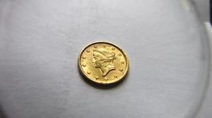 1854 gold dollar type 1 about A.U. details great condition - Picture 1 of 6