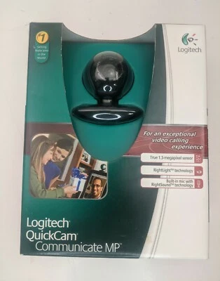 Logitech QuickCam Communicate MP Web Cam Webcam New - Image 1 of 4
