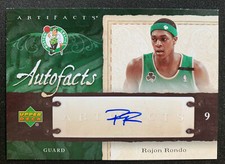 Rajon Rondo 2007-08 Upper Deck Artifacts Autofacts 2nd Year Autograph #AF-RR  Ex