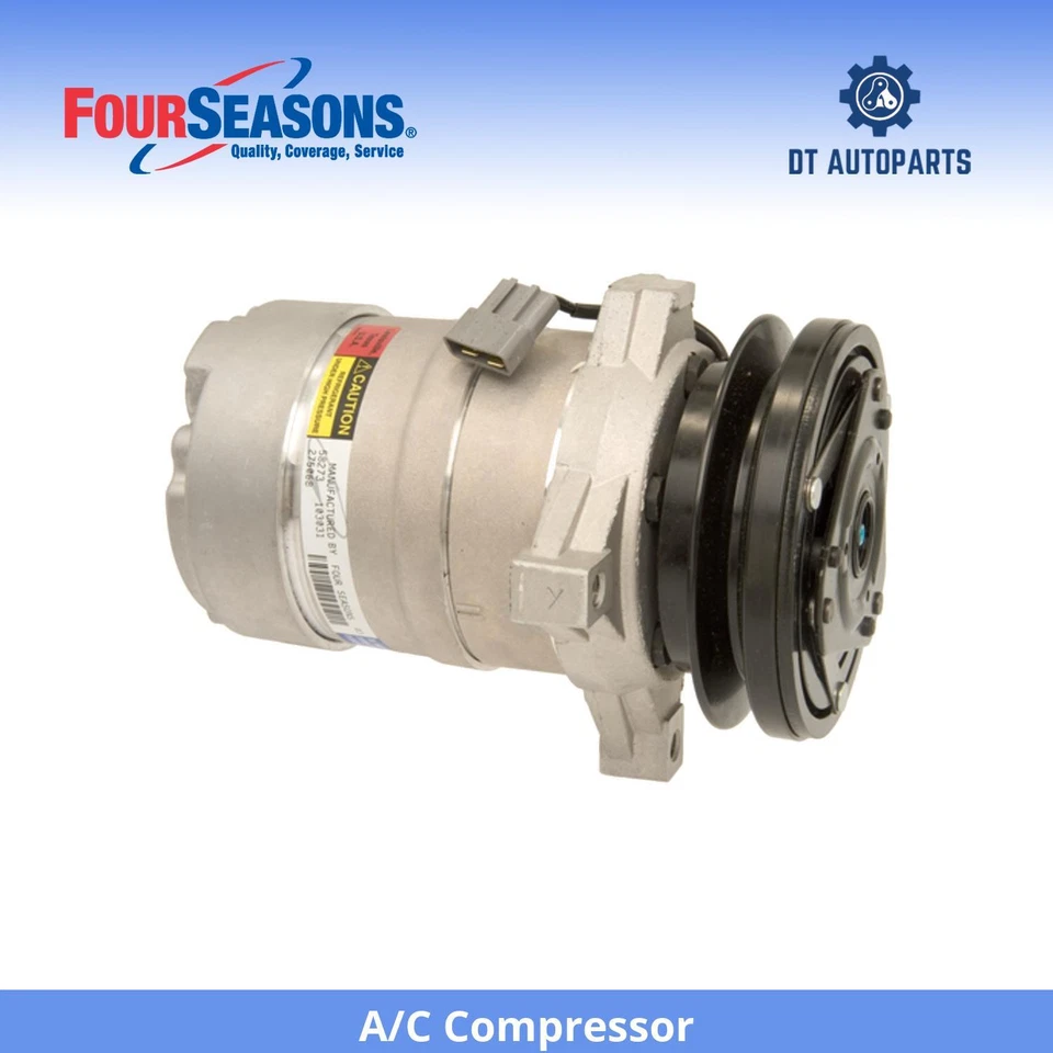 For 1985 Chevrolet K20 Suburban 7.4L V8 A/C Compressor 4 Seasons - Image 1 of 4