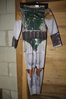 Star Wars Boba Fett Child Halloween Costume Medium Missing Mask and Cape - Image 1 of 4