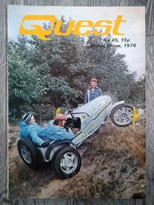 Quest Magazine Hawke Racing Cars Colt Lancer Opel Kadett Alpine Motor Show 1976 - Picture 1 of 2