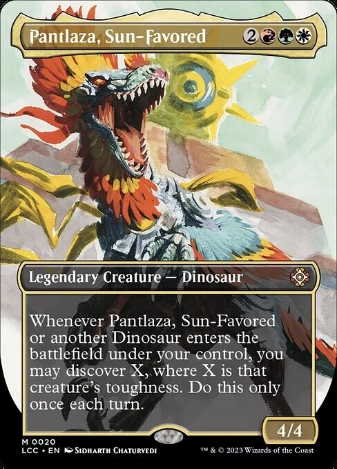 Pantlaza, Sun-Favored Borderless #20 | LCC Lost Caverns of Ixalan | MTG - Image 1 of 1