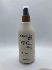 Oliology Coconut Oil Nutrient-Rich 10-in-1 Leave-In Treatment 8.5 oz 250ml New - Picture 1 of 1