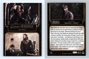 The Bells #72 Game Of Thrones Complete Series 2020 Rittenhouse Card - Picture 1 of 1