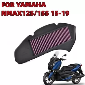 High Flow Air Cleaner Filter Element Washable FOR YAMAHA NMAX125/155 2015-2019 - Picture 1 of 8