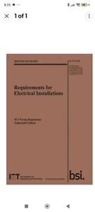 IET Wiring Regulations, 18th Edition, BS7671:2018 - 2022 Amendment Requirements - Picture 1 of 1