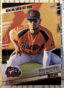 2024 Bowling Green Hot Rods Elis Barreat Rays RC Rookie Minor Baseball Card VZ - Picture 1 of 1