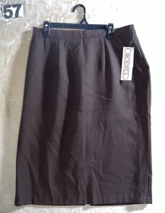 Pretense Vintage Women’s Skirt, Color Brown , Size 16W, Made in the USA New - Picture 1 of 10