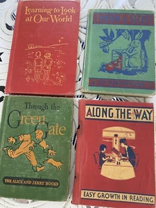 Vintage Kinderbücher: Schulleser grünes Tor entlang des Weges Geheimnis leichtes Wachstum - Bild 1 von 24