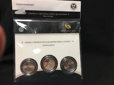 America the Beautiful Quarters 2010 Grand Canyon 3 Coin Set  - Image 1 of 4