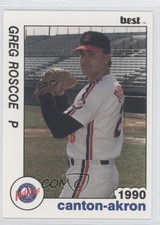1990 Best Canton-Akron Indians Greg Roscoe #23