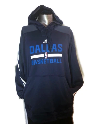 Adidas Dallas Mavericks Nba Pullover Blue Jacket Hoodie  Sz 2x XXL New Cover