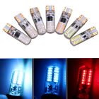 20X T10 W5W led strobe flash silicon gel light 194  24LED LED blink Light Bulb