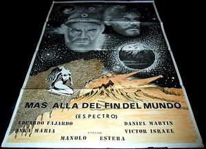 1978 Espectro (Más allá del fin del mundo) ORIGINAL SPAIN POSTER Euro SCI-FI - Picture 1 of 1