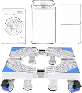 Base extraíble para lavadora, base ajustable de 41 a 64 cm, para secadora, - Imagen 1 de 7