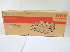 OKI Microline 186 9-Pin Dot Matrix Printer - Picture 1 of 3