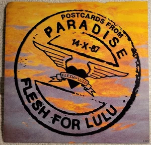 Flesh For Lulu "Postcards From Paradise / Dumbest Thing (Live In ...)" VG+ / VG - Picture 1 of 4