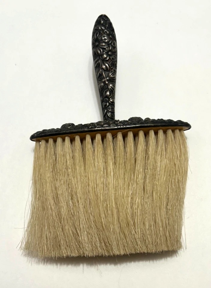 Cepillo para ropa antiguo de plata de ley Foto 1 de 3