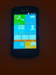 SENIORENSMARTPHONE AMPLICOMMS Powertel M9000 Mit SOS TASTE Touchscreen - Bild 1 von 5