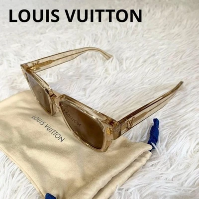 Gafas de sol Louis Vuitton Z2203U LV Confidence cuadradas, marrón, unisex Foto 1 de 4