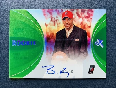 Fleer EX E-X 2006-07 Brandon Roy RC Rookie Credenciales Esenciales Ahora Automático/76 Foto 1 de 2