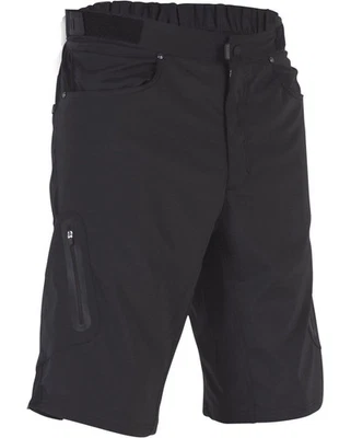 Ether Short - 12" Inseam Men's Mountain Bike Cycling Shorts, Black, Large - Image 1 of 4