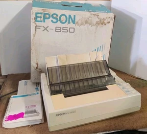 Epson LX-850 - Dot Matrix Printer - Vintage Computer Printer - Picture 1 of 8