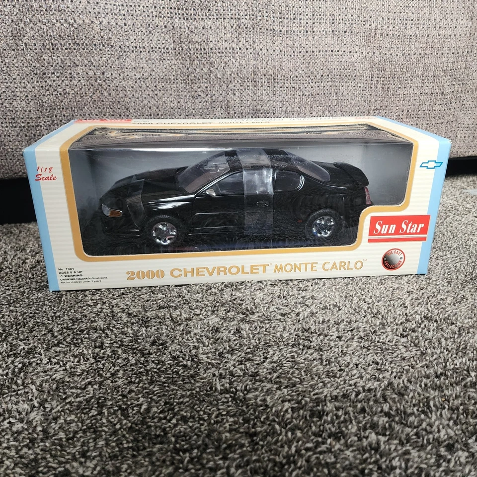2000 Chevrolet Monte Carlo Black 1 18 Sunstar 1981