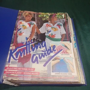 KNITTING PATTERN BOOKs KNITTING GUIDE NO.s 1 To 27 Very Good 27 Issues - Picture 1 of 22