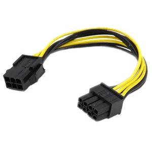 6pin to 8pin Power Supply Cable Extension Cable Graphics Card Power Cable - Picture 1 of 11