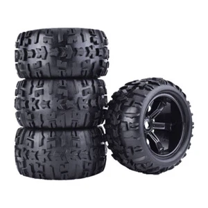 4x ZD Racing 17mm Hex Felge und Reifen für 1/8 Traxxas Monster RC Truck Cars BE - Bild 1 von 11