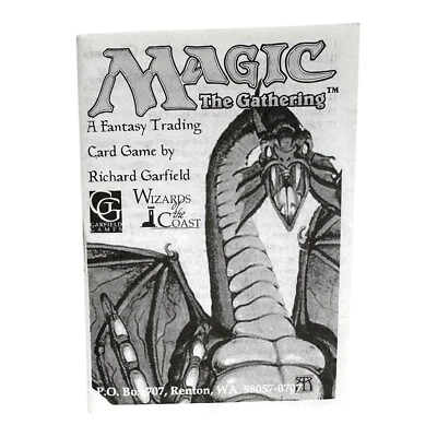 Magic The Gathering Rule Book Booklet 1994 Revised 3rd Edition - Image 1 of 2