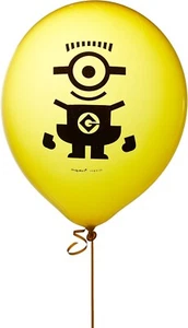 Minions LATEX BALLOONS 6 Pieces Birthday Party Decorations 12 Inch Licensed - Picture 1 of 1