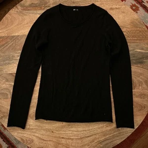 Three Dots Womens S Sweater 100% Cashmere Pullover Black - Picture 1 of 7