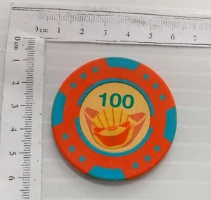 AOP China Gambling Ship Starry $100 vintage casino chip	 - Picture 1 of 2