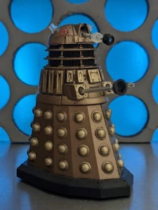 Doctor Who Gold Bronze Asylum Red Stamped Dalek 3.75” Action Figure - Picture 1 of 9