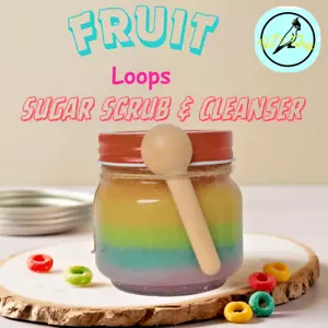 TnJ's Shop Fruit Loops Nourishing Handmade Pure Cane Sugar Peeling Body Polish - Bild 1 von 5