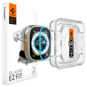 Apple Watch Ultra (49mm) Screen Protector | Spigen [EZFIT GLAStR] Tempered Glass - Picture 1 of 12