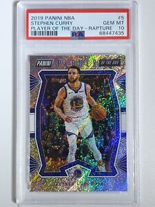 2019 Panini Stephen Curry #5 RAPTURE /99 Player of the Day - PSA 9 (POP 5)