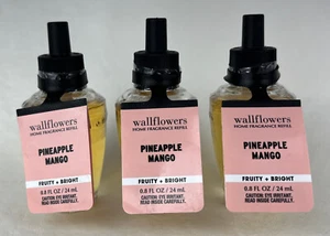 3 Bath & Body Works Pineapple Mango Wallflowers Fragrances 0.8 FL OZ Each - Picture 1 of 1