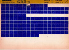 Microfiche HONDA CM125T CM 125 T TZ MOTO